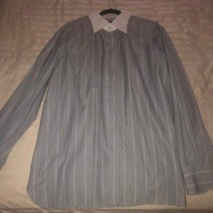 Tom Ford Grey Stripped Dress Shirt